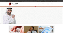 Desktop Screenshot of marifaacademy.com